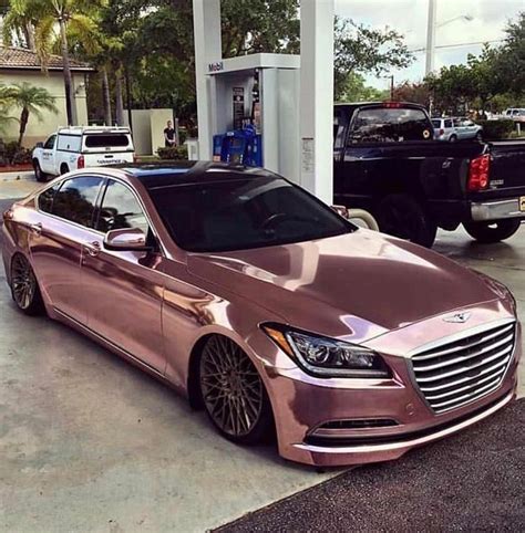 ♦︎ ‡ † offer & benefit terms ¤ rates and fees. Rose Gold metallic car | Fancy cars, Pink car, Dream cars