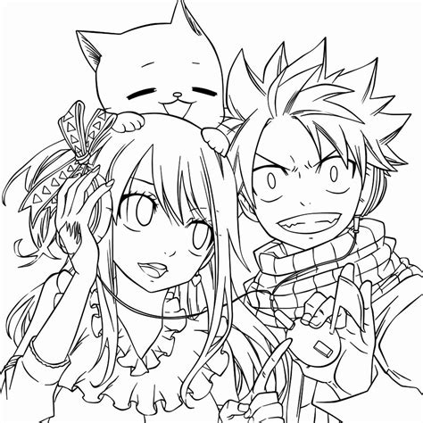 Image Of Anime Fairy Tail Coloring Pages Fairy Tail Drawing Fairy