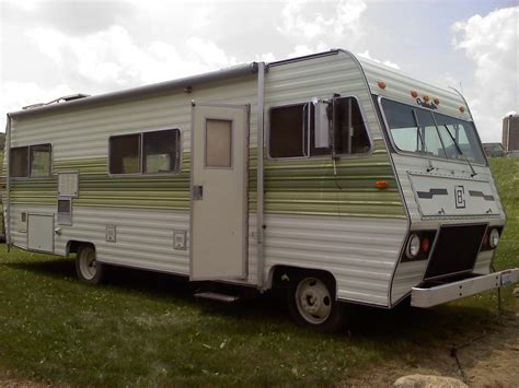 Cc Outtake Vintage Unnamed Rv From Trailer To Motorhome Curbside