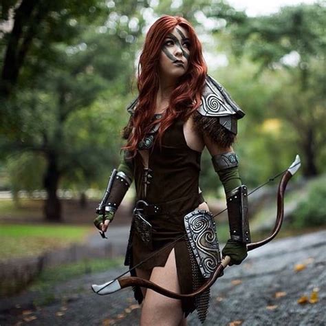 Pin By Steven Gandy On Cosplay Skyrim Cosplay Huntress Costume Cosplay