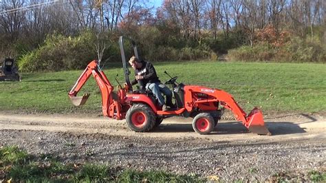 2007 Kubota Bx24 4x4 Tractor With Loader And Backhoe Youtube