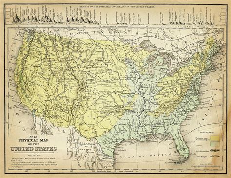 Map Of Usa 1867 Digital Art By Thepalmer