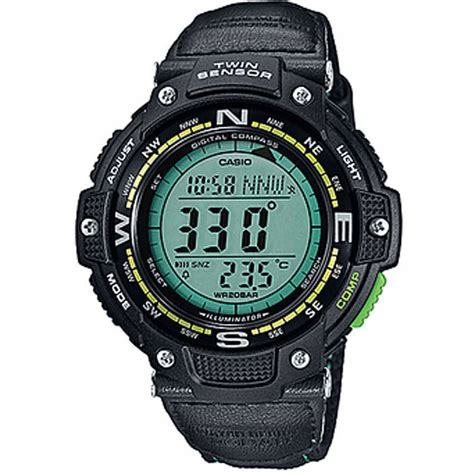 Casio Sgw100b 3a2 Mens Twin Sensor Digital Compassthermometer Watch