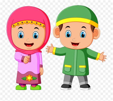 Png Anime Muslim Sticker Gambar Anak Muslim Kartunmuslim Png Free