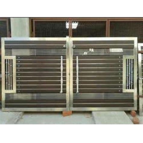 What is the importance of gate in a house? Stainless Steel Entrance Steel Gate, Rs 225 /kilogram ...