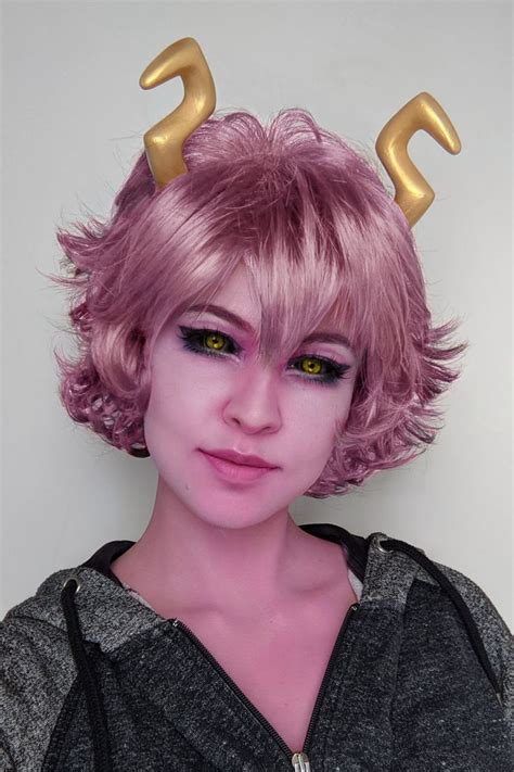 Mina Ashido Cosplay 3d Printed Horns