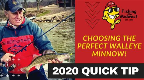 Choose The Perfect Minnow For Walleye Fishing Youtube