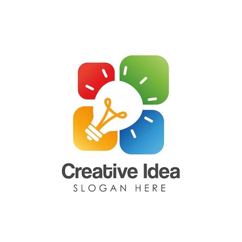 Modèle De Logo Idée Créative Vecteur Premium