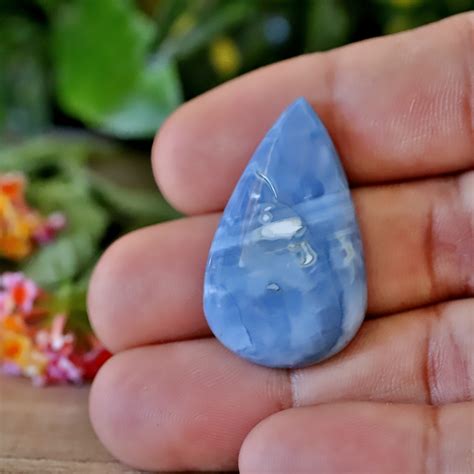 Natural Blue Opal Gemstone Aaa Quality Blue Opal Cabochon Etsy