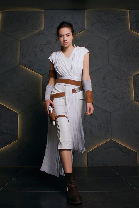 Rey Skywalker Cosplay Costume From Star Wars Jedi Master Etsy