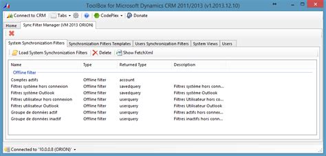 CRM 2013 Tool Sync Filter Manager Hosk S Dynamic Blog