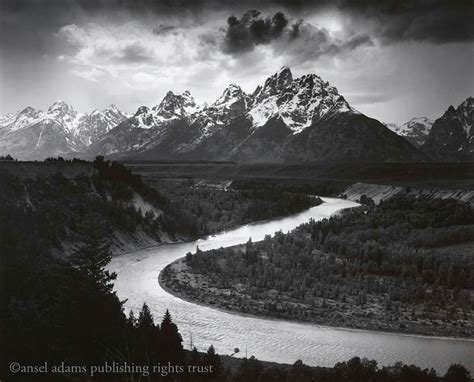 Ansel Adams Black And White Landscape Nature Photography Landscape