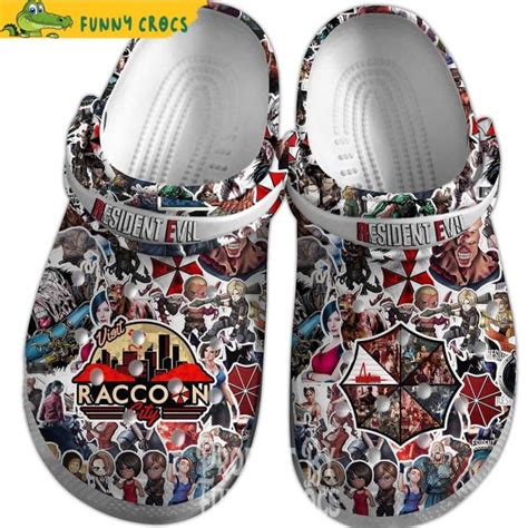 Resident Evil Raccoon City Game Crocs Discover Comfort And Style Clog