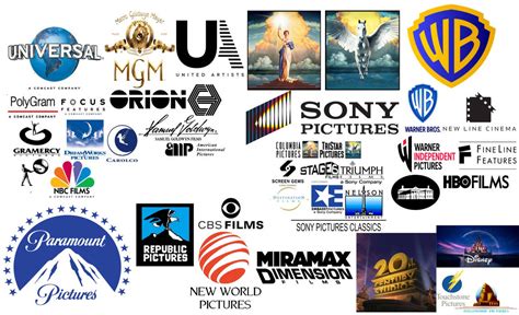 The Logos Of My Favorite Movie Making Companies By Theagentmanmmt On