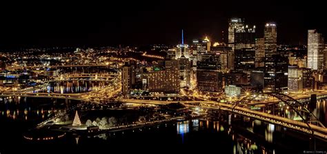 Pittsburgh At Night Wallpaper Wallpapersafari