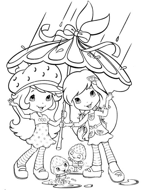 20 Free Printable Strawberry Shortcake Coloring Pages