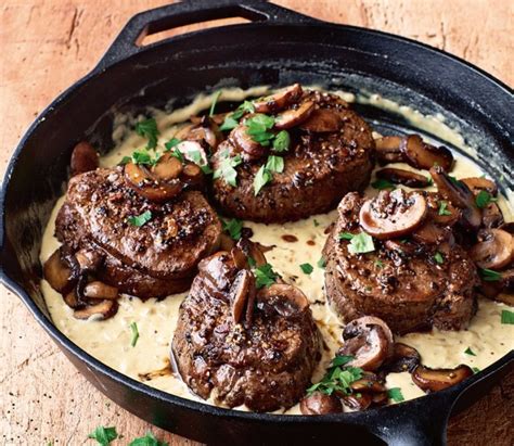*all the values are displayed for the amount of 100 grams. Ina Garten's Filet Mignon With Mustard And Mushrooms