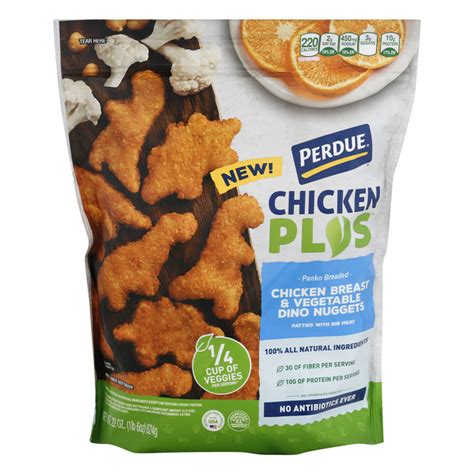 Save On Perdue Chicken Plus Chicken Breast And Vegetable Dino Nuggets Frozen Order Online Delivery
