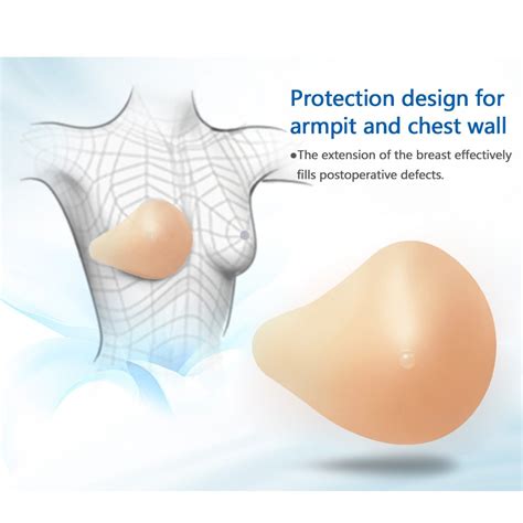 silicone breast forms women mastectomy prosthesis armpit make up type bra inserts pad 1 piece a