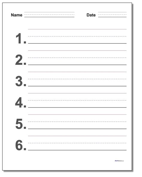 Search Results For Blank Handwriting Practice Worksheets