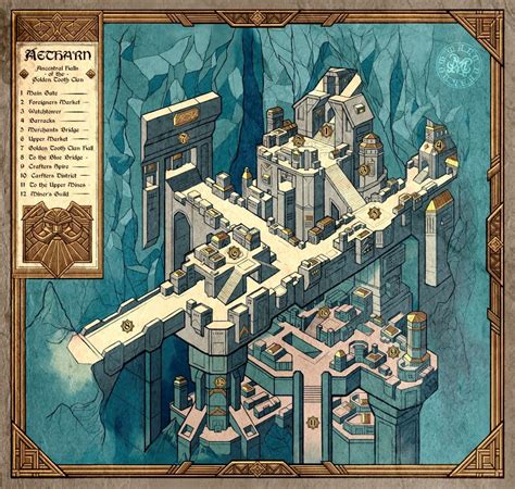 Pin By Craig Maccormick On Dnd Buildings Dwarven Fantasy City Map