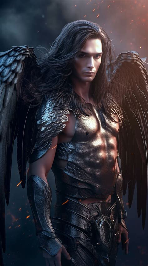 Fallen Angel Created With Ai By Amanda Church Fantasy Art Angels
