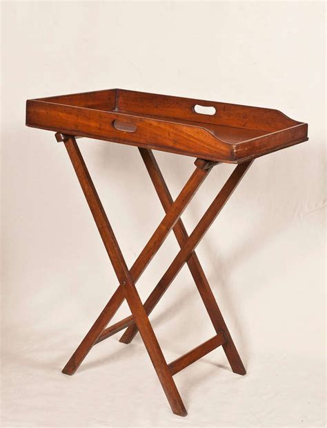 Factory price custom clear plexiglass acrylic rectangle tray table. Butler's Tray Table on Stand at 1stdibs