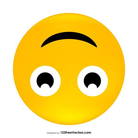 Upside Down Face Emoji Graphics Emoji Graphic Emoticon
