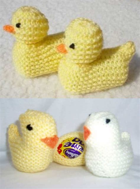 pattern for knitted easter chick containing creme egg 1 bunny knitting pattern knitted toys