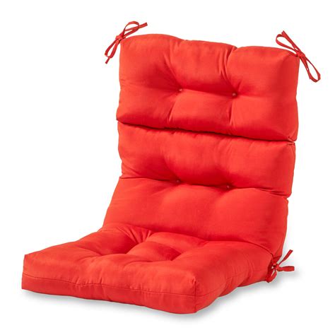 Explore premium quality back support pillow and backrest pillow at afforadable prices, only on wakefit.co. Greendale Home Fashions Outdoor High Back Chair Cushion, Salsa