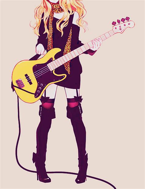 Girl Rockeira Fille Blonde Anime Blonde Anime Girl Blonde Hair Girl