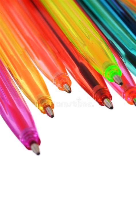 Neon Pens Various Colours Stock Photos Free And Royalty Free Stock