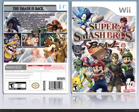 Viewing Full Size Super Smash Bros Brawl Box Cover