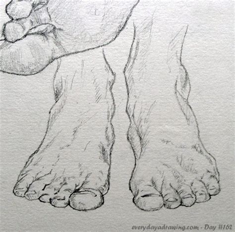 Two Feet Drawing