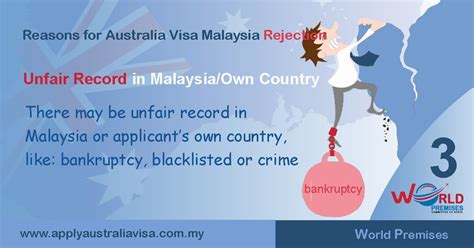 Australia eta visa application process is the easiest and most hassle free. Unfair Record in Malaysia or Own Country: There may be ...