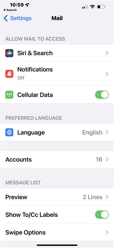 Iphone 13 Pro Max Mail Settings Cleartalking