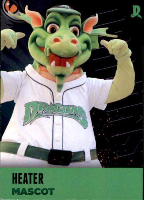 2016 Dayton Dragons Team Issue 30 Heater Mascot Nm Baseball Card Ebay