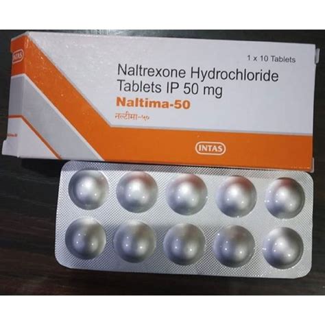 50 Mg Naltrexone Hydrochloride Tablets Ip At Rs 99strip