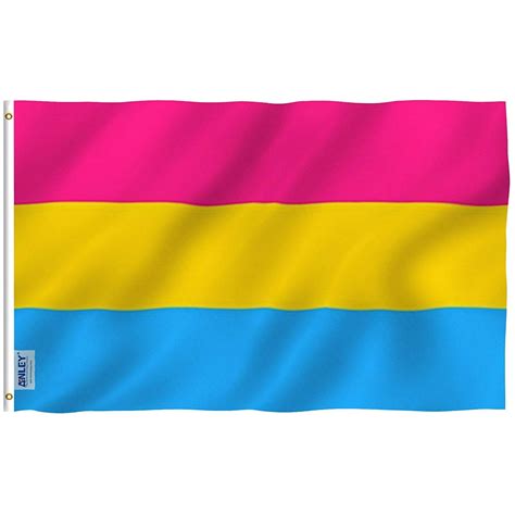 anley 3x5 foot pansexual pride flag omnisexual lgbt flags polyester