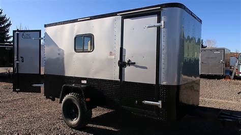 New 6x12 Off Road Cargo Trailer 32 Inch Mudterrains Insulated Barn