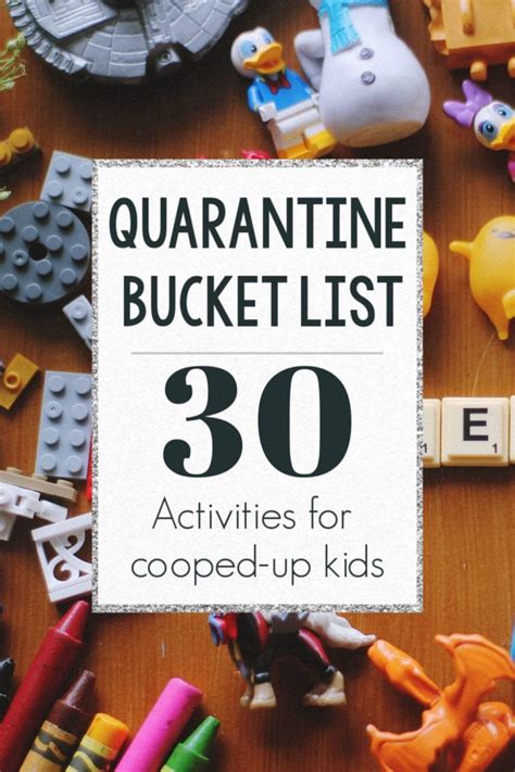 The list of ways you can spend mother's day is already a bit limited. Quarantine Bucket List for Kids, by Kids - Shaping Up To ...