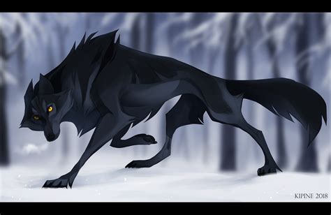 Black Wolf By Kipine On Deviantart