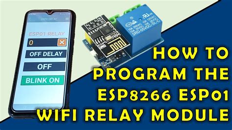 How To Program The Esp8266 Esp01 Wi Fi Relay Module Remotexy Flprog