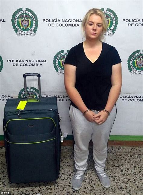 cassandra sainsbury not coping in colombia women s prison daily mail online