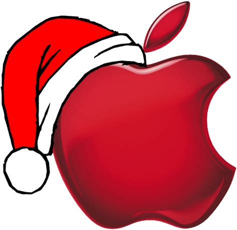 Apple Logo Clip Art At Clkercom Vector Online Christmas Apple Logo