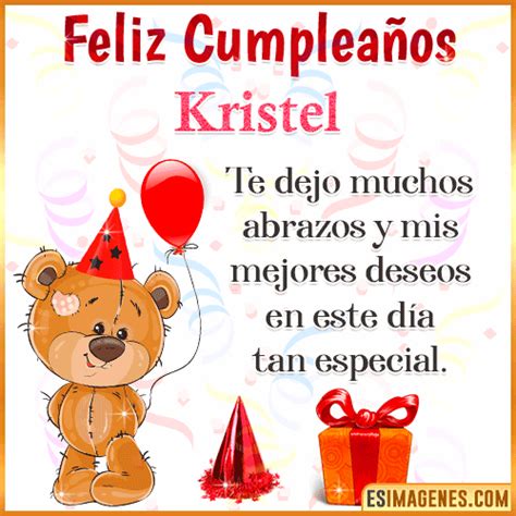 º‿º Feliz Cumpleaños Kristel ️ 32 Tarjetas Y 