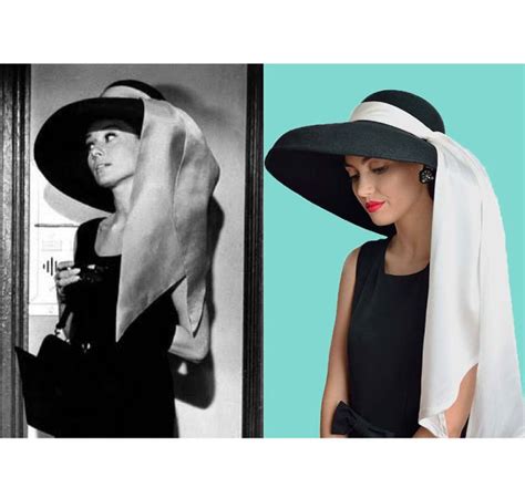 Audrey Hepburn Breakfast At Tiffany S Oversized Hat Audrey Hepburn Costume Audrey Hepburn Style
