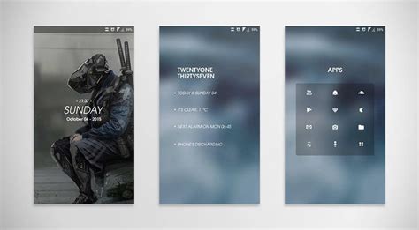 55 Cool Android Homescreens For Your Inspiration Android Empire