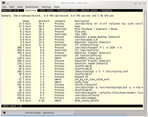 Analyzing And Optimizing Linux Power Consumption With PowerTop 2
