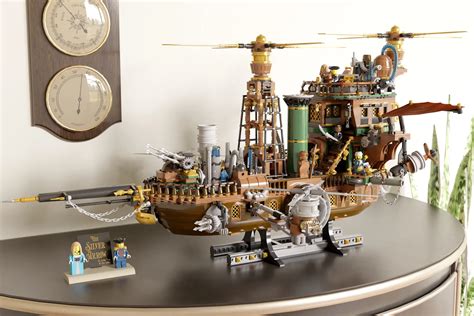 Lego Ideas Motorized Steampunk Skyship
